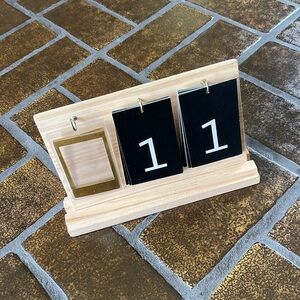 Heidi Swapp Wood Instax Instant Film Frame Desk Calender